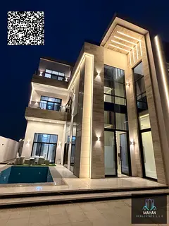 Brand New Furnished Luxury Corner Villa For Sale | Private Swimming Pool | Elevator | Central AC | 6