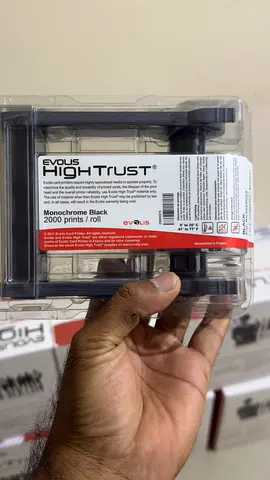 Evolis High Trust Monochrome Black Ribbon – 2000 Prints (Original)