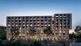 "A two-bedroom apartment with the space of a real three-bedroom apartment! Own the grandeur in 