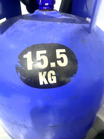Refillable 15.5 KG Gas Cylinder - Ideal for Cooking
