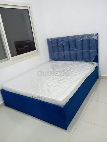 Brand new blue Queen size bed With medical matters good quality king size double bed