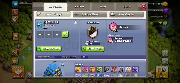 Clash of Clans Profile Overview