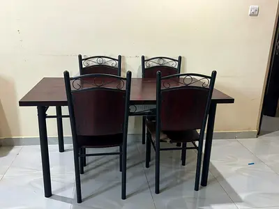 Dining Table with Four Chairs