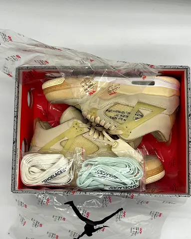 Jordan 4 off white used 39 EU / 6.5 US