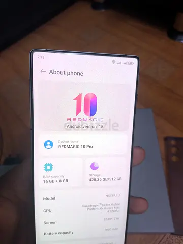 Red Magic 10 pro Global 512 GB Storage and 16 GB Ram