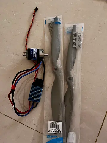 RC Airplane components.