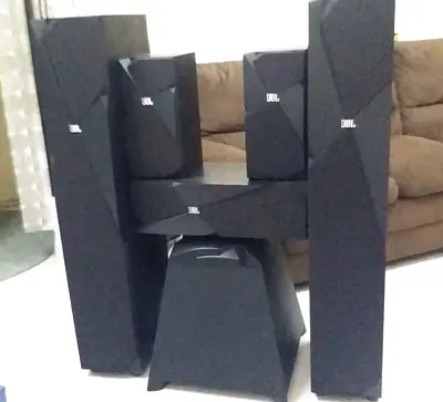 5.1 JBL STUDIO 190 SPEAKERS AND SUBWOOFER