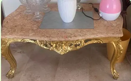 Marble table