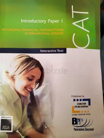Free book.          Introductory Paper 1: Recording Financial Transactions International Stream ACCA