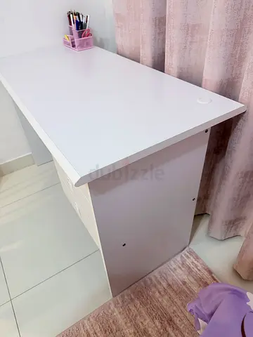 Modern White Study Table