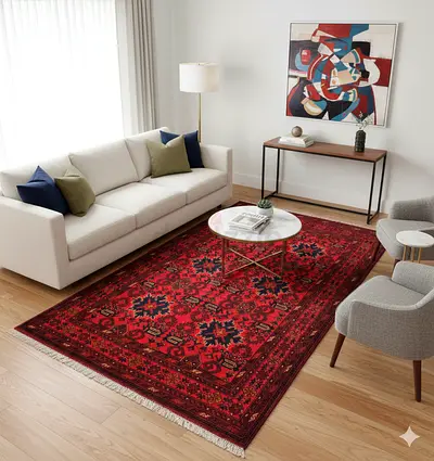 Elegant Persian-Inspired Area Rug