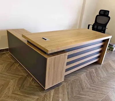 Modern Office Executive Manager Desk L Shape