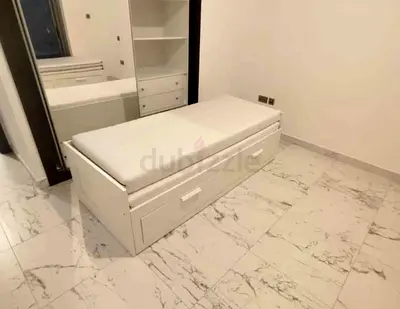 IKEA brimness daybed with 2 big storage drawers and 2 IKEA mattresses.