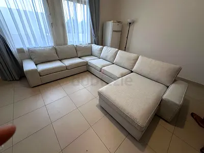Looks great Condition Ikea Kivik U Shape Sofa Beige