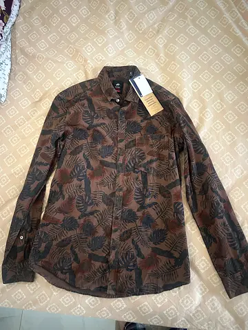 John Players Floral Shirt Slim Fit Size 39