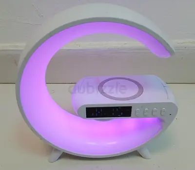 Modern LED Clock and USB Charging Station