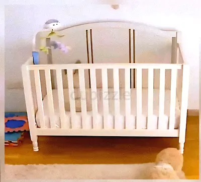 Pottery Barn White Crib with Mattress for Sale