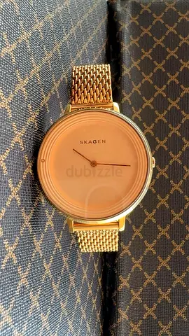 Skagen Ditte SKW2334 - Elegant Gold Mesh Womens Watch (Authentic)