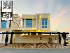 🏡 Furnished villa for rent in Al Bahia | First occupancy | 5 master bedrooms | Majlis and 2 livin
