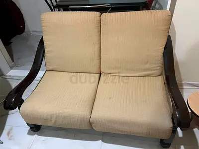 Cozy Two-Seater and three seater Sofa in Beige