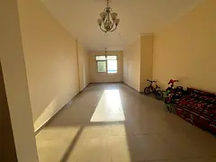 For annual rent in Sharjah, specifically in the Al Khan area: two bedrooms and a living room with an