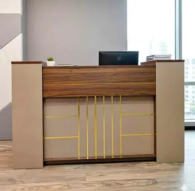 Elegant Modern Reception Desk for Sale