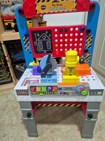Kids Workbench Toy Set - Ideal for Pretend Play