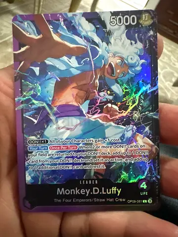 Rare Collectible Card of Monkey D. Luffy