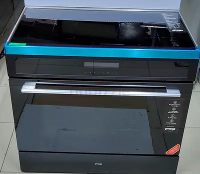 Omega Induction Cooking Range Oven dual fan stove 5 hobs 90x60 for Effortless Cooking