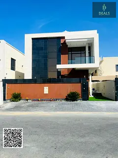 Luxury Villa for Sale in Al Bahia | 4 Master Bedrooms | Private Pool + Rooftop | Majlis + Big Hall |