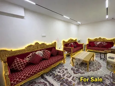 Elegant Sofas with a matching Table