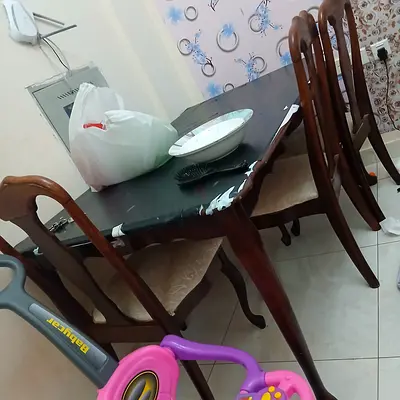 Stylish Dining Table Set with Elegant Chairs