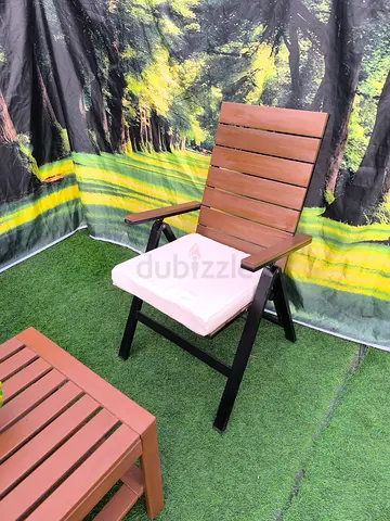 IKEA Outdoor Wooden Reclining Balcony Armchairs