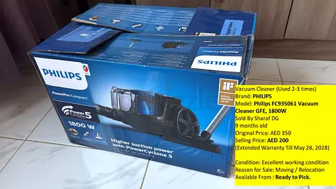 Philips Vacuum Cleaner - Powerful and Efficient