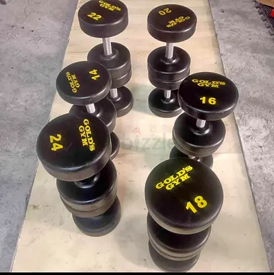 Golds Gym Dumbbell 10aed par killo for Sale