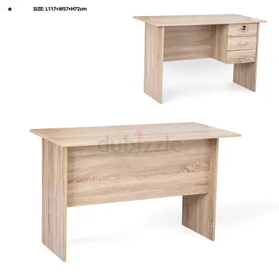 Modern Office Study Desk with Drawer