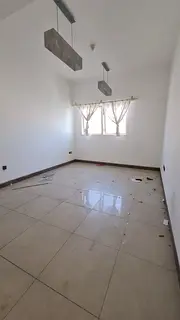1BR hall apartment in Al Qasimiya, family only, rent 35,000 AED, 4 or 6 installments, gym &amp; pool