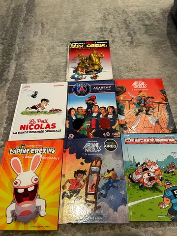 Set of French comic strip (bd)