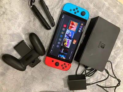 Nintendo Switch Bundle with Accessories and 128 GB SD Card