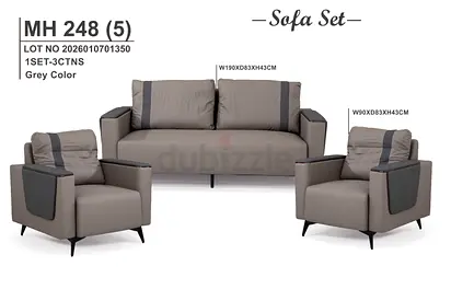 Modern Grey Sofa Set