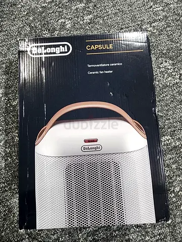 Delonghi Capsule Ceramic Fan Heater for Cozy Comfort