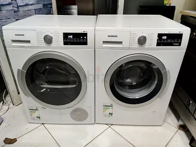 Siemens latest model IQ-500 9 kg washer and 9 kg dryer separate set