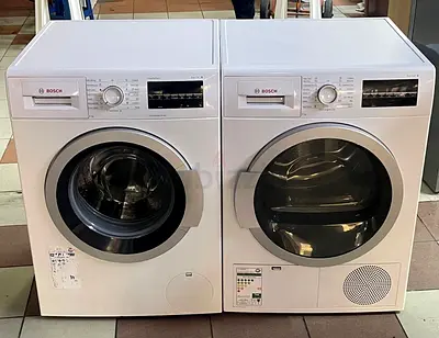 Bosch latest model series 6th 9kg washer and 8 kg dryer separate set