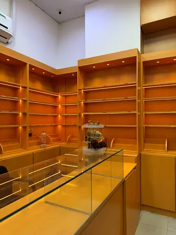 Modern Wooden Cabinet with Backlighting