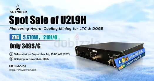 Antminer U2L9H BEST OFFER FOR QUAI coin