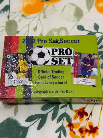 2022 Pro Set Soccer Trading Cards Box