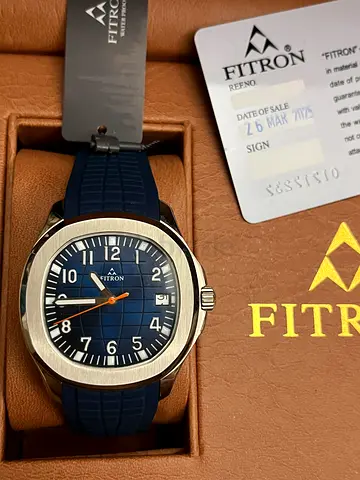 Fitron Full Lume watch “Patek Philippe Aquanaut” style omega seiko ciga design balmain tumi tudor ck