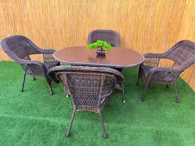 Danube Homes Outdoor Garden Table Chairs Set
