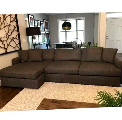 Stylish Comfort CrateBarrel Lounge deep L Shape Sofa