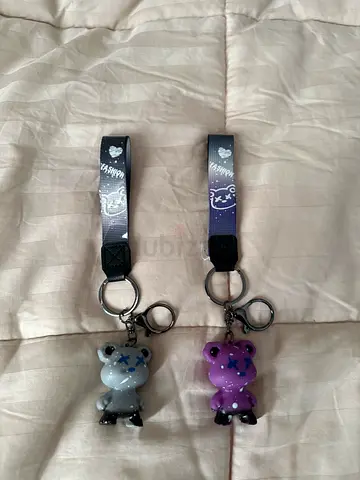 X-eyes bear keychain